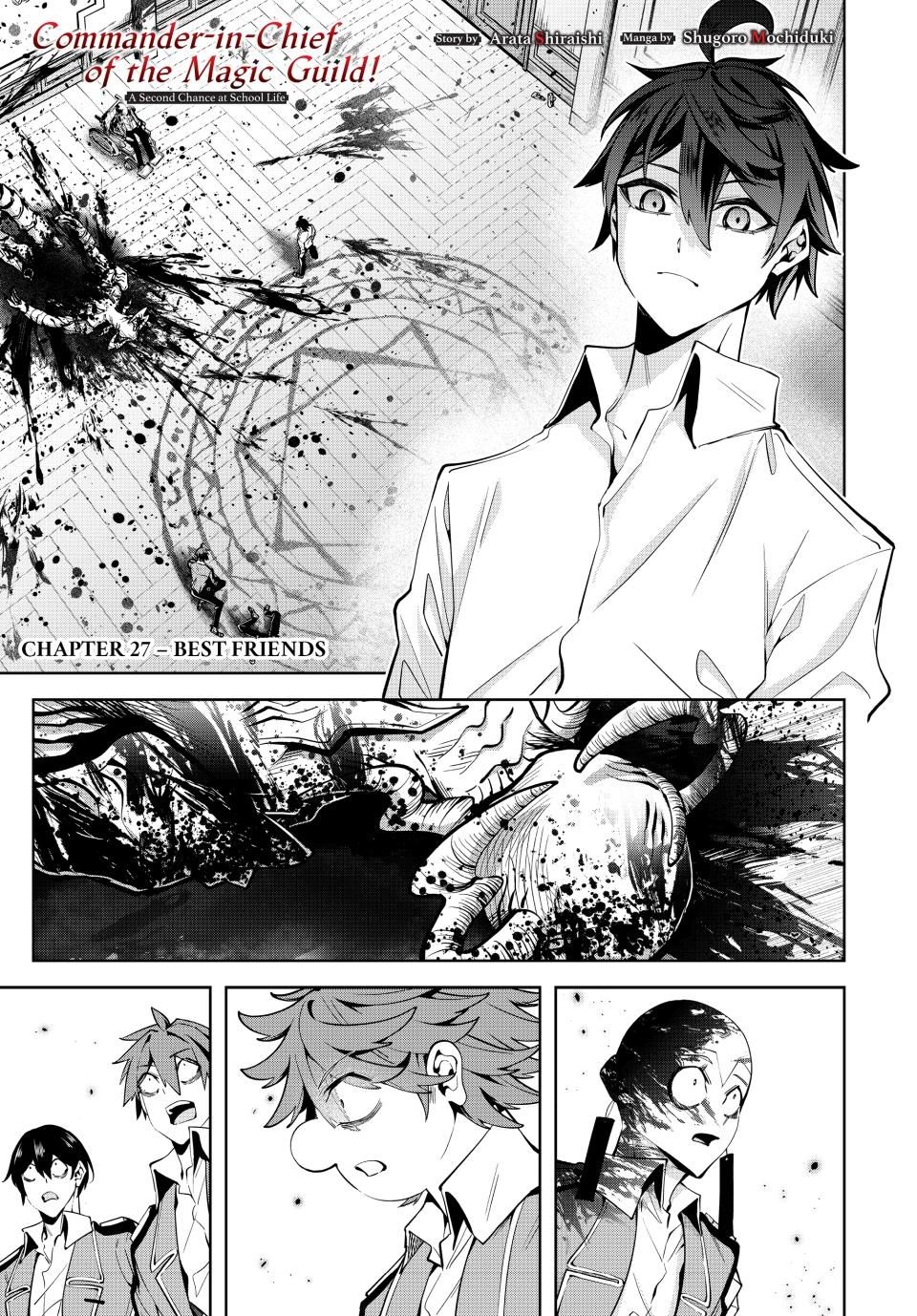 Master of the Magic Guild ~ Reborn and Starting Over Now for the Second Time at the Academy chapter 27 page 1