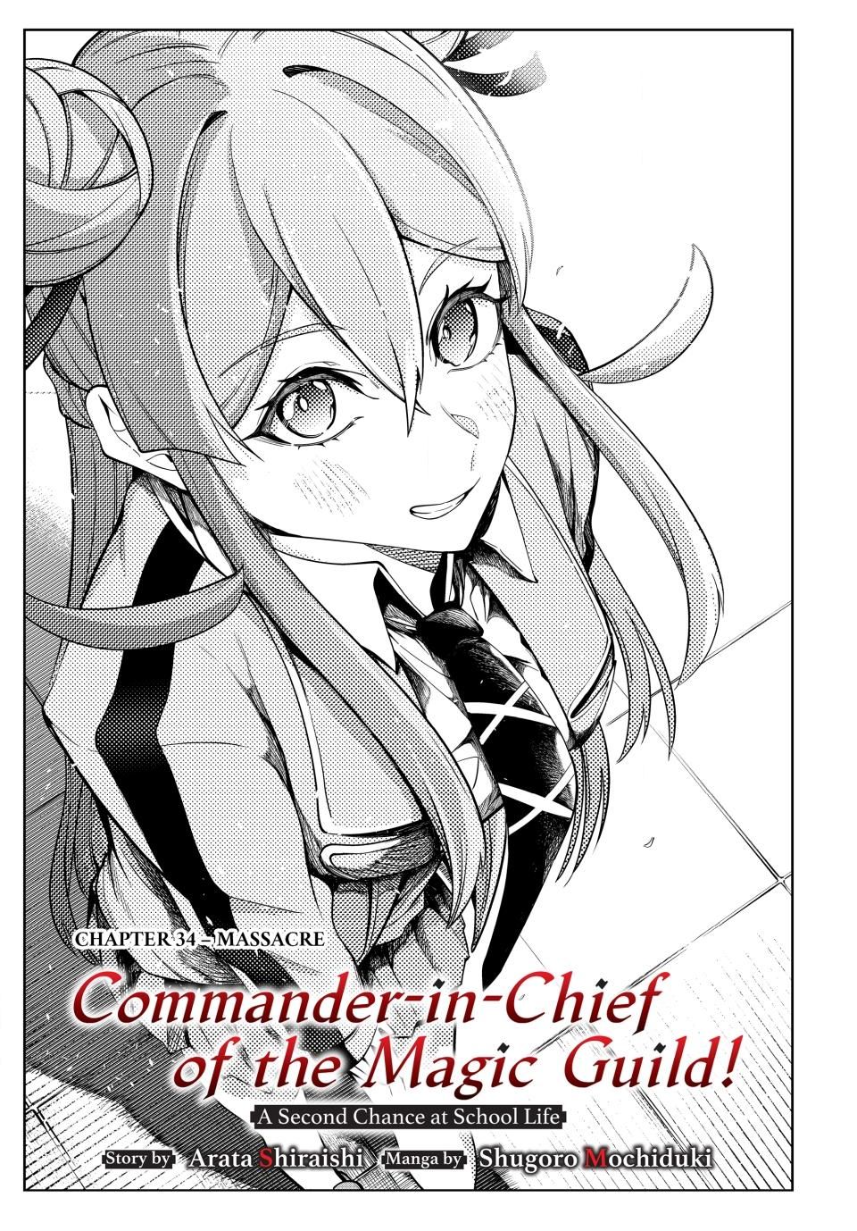 Master of the Magic Guild ~ Reborn and Starting Over Now for the Second Time at the Academy chapter 34 page 1