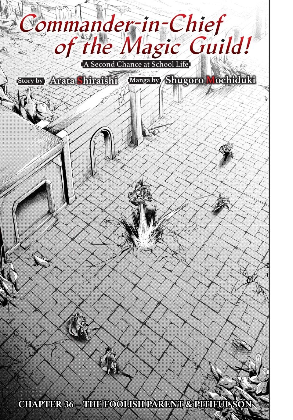 Master of the Magic Guild ~ Reborn and Starting Over Now for the Second Time at the Academy chapter 36 page 1