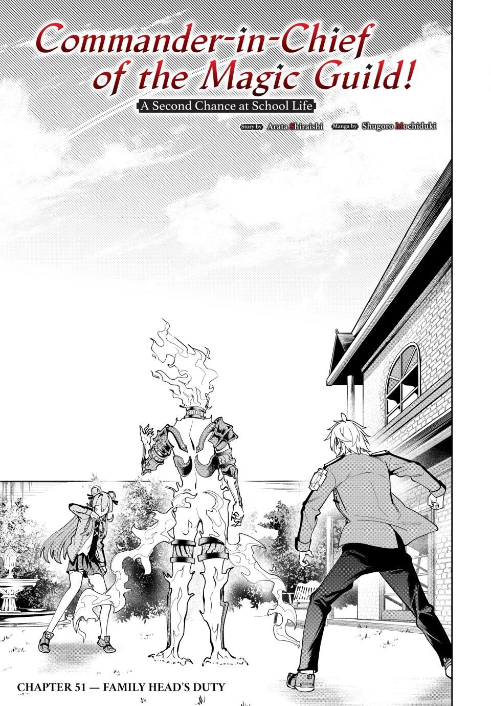 Master of the Magic Guild ~ Reborn and Starting Over Now for the Second Time at the Academy chapter 51 page 1