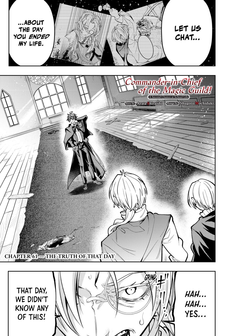 Master of the Magic Guild ~ Reborn and Starting Over Now for the Second Time at the Academy chapter 61 page 1