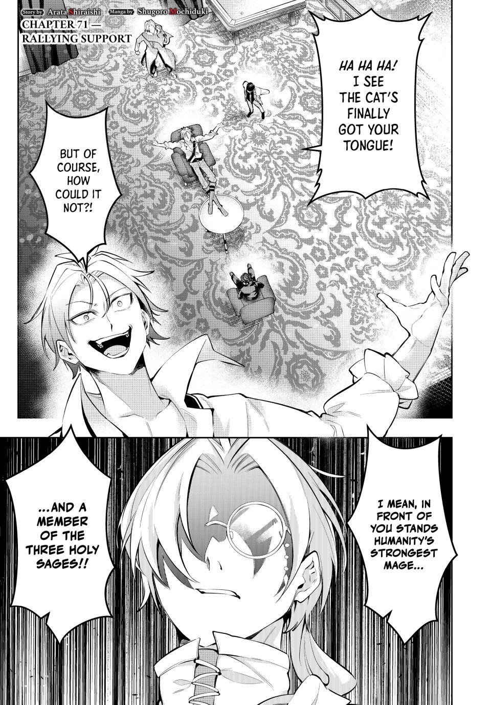 Master of the Magic Guild ~ Reborn and Starting Over Now for the Second Time at the Academy chapter 71 page 1