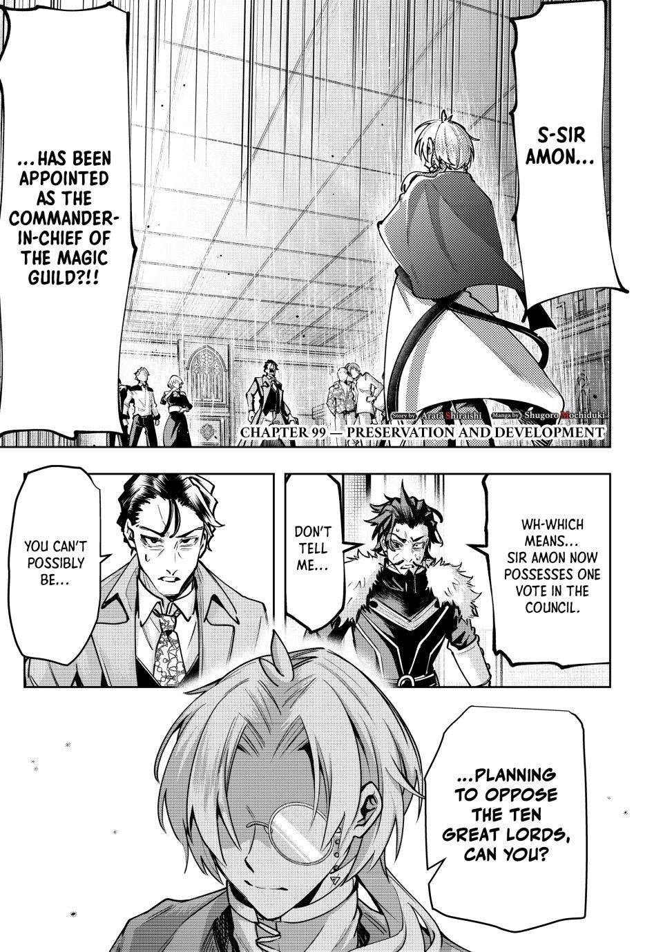 Master of the Magic Guild ~ Reborn and Starting Over Now for the Second Time at the Academy chapter 99 page 1