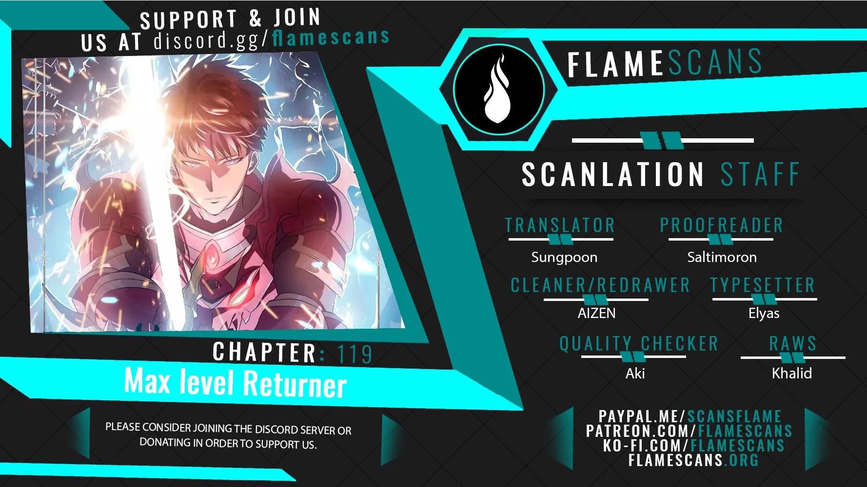 Max Level Returner chapter 119 page 1