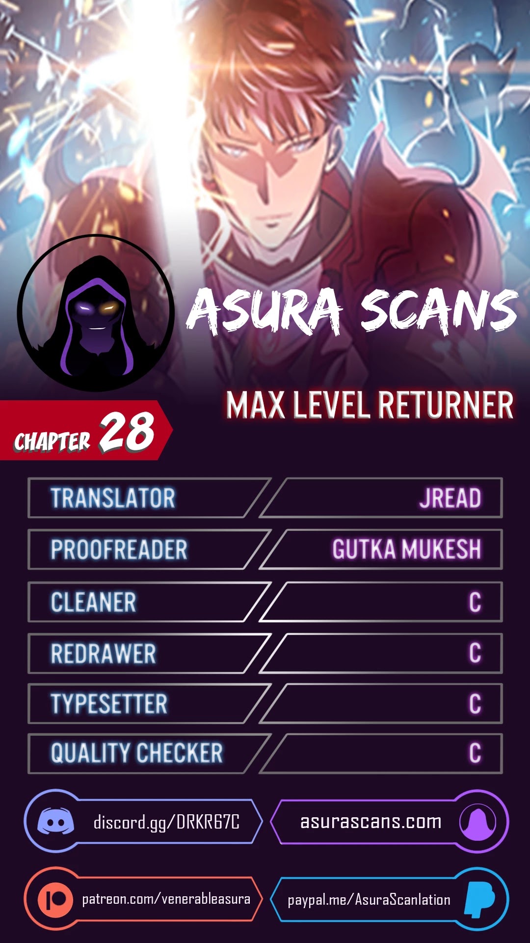 Max Level Returner chapter 28 page 1