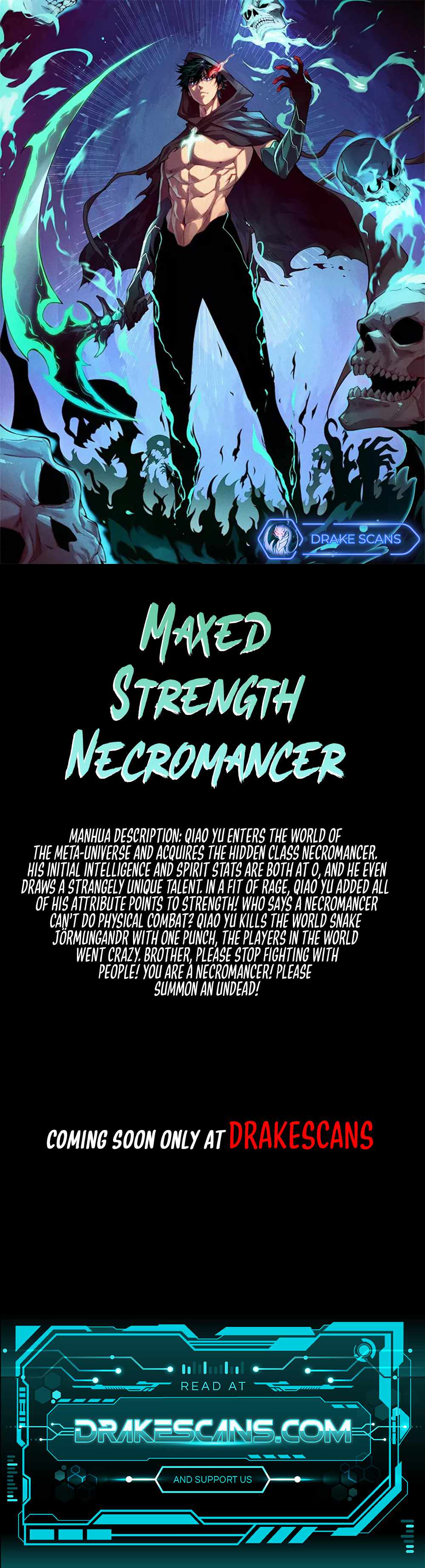 Maxed Strength Necromancer chapter 0 page 1