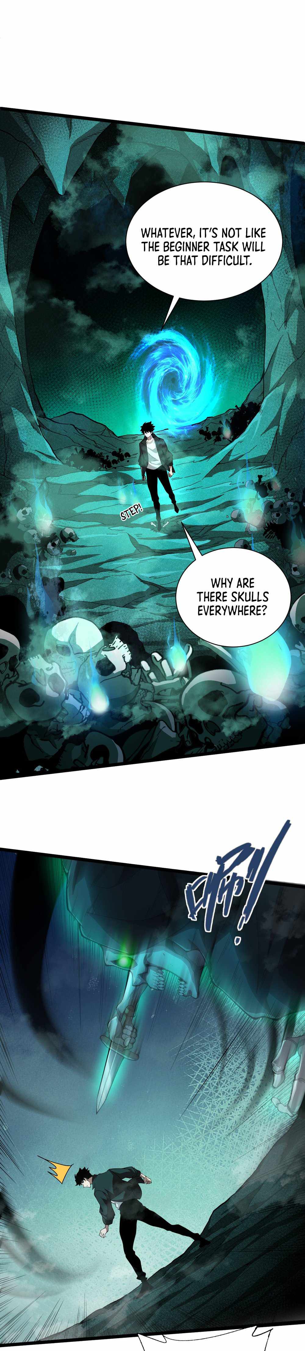 Maxed Strength Necromancer chapter 1 page 19