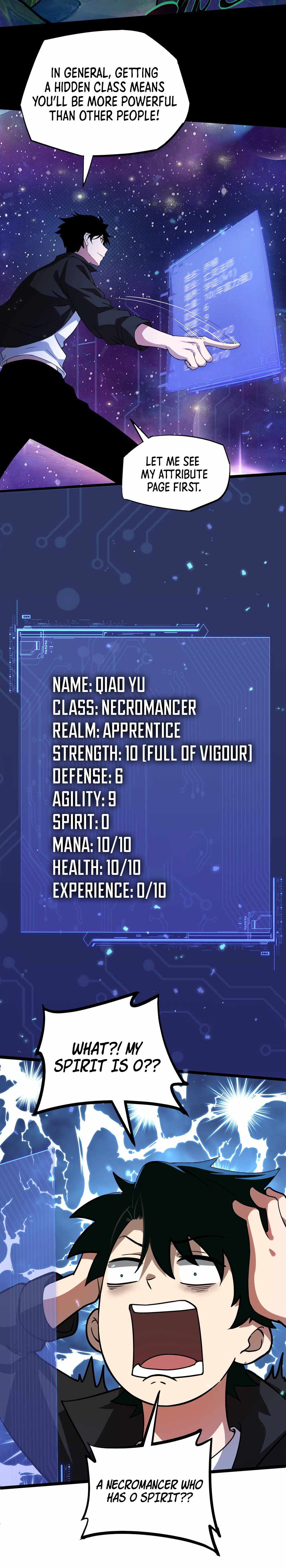 Maxed Strength Necromancer chapter 1 page 8