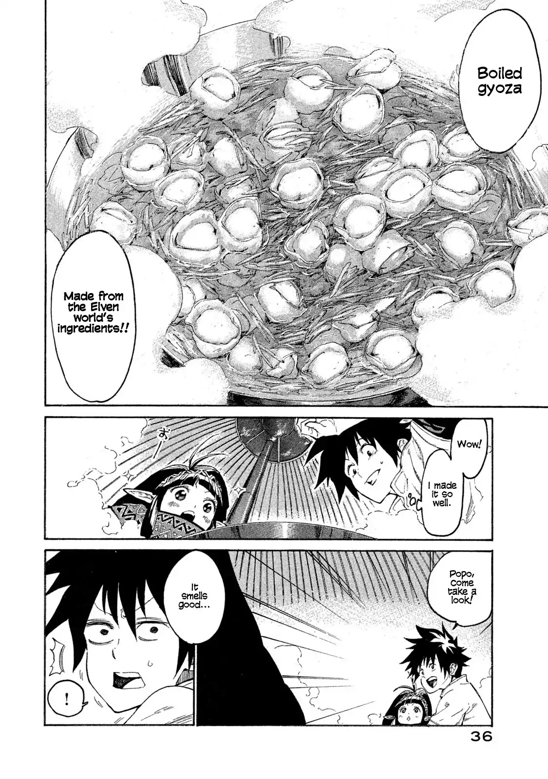 Mazumeshi Elf to Youbokugurashi chapter 1 page 35