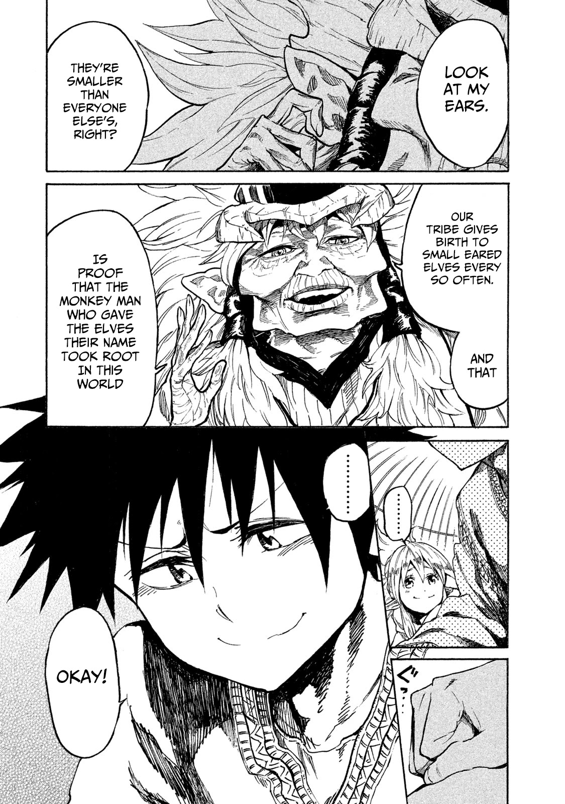 Mazumeshi Elf to Youbokugurashi chapter 11 page 22