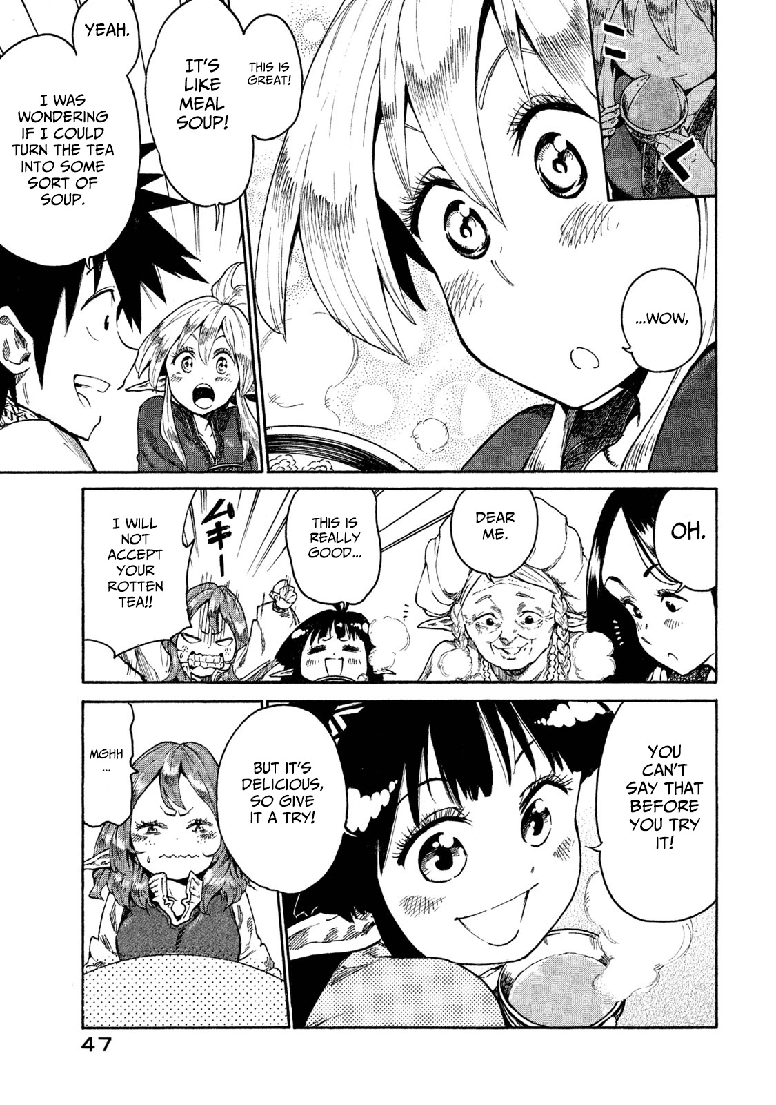 Mazumeshi Elf to Youbokugurashi chapter 12 page 15