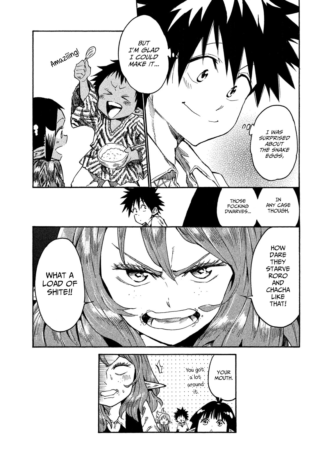 Mazumeshi Elf to Youbokugurashi chapter 13 page 25