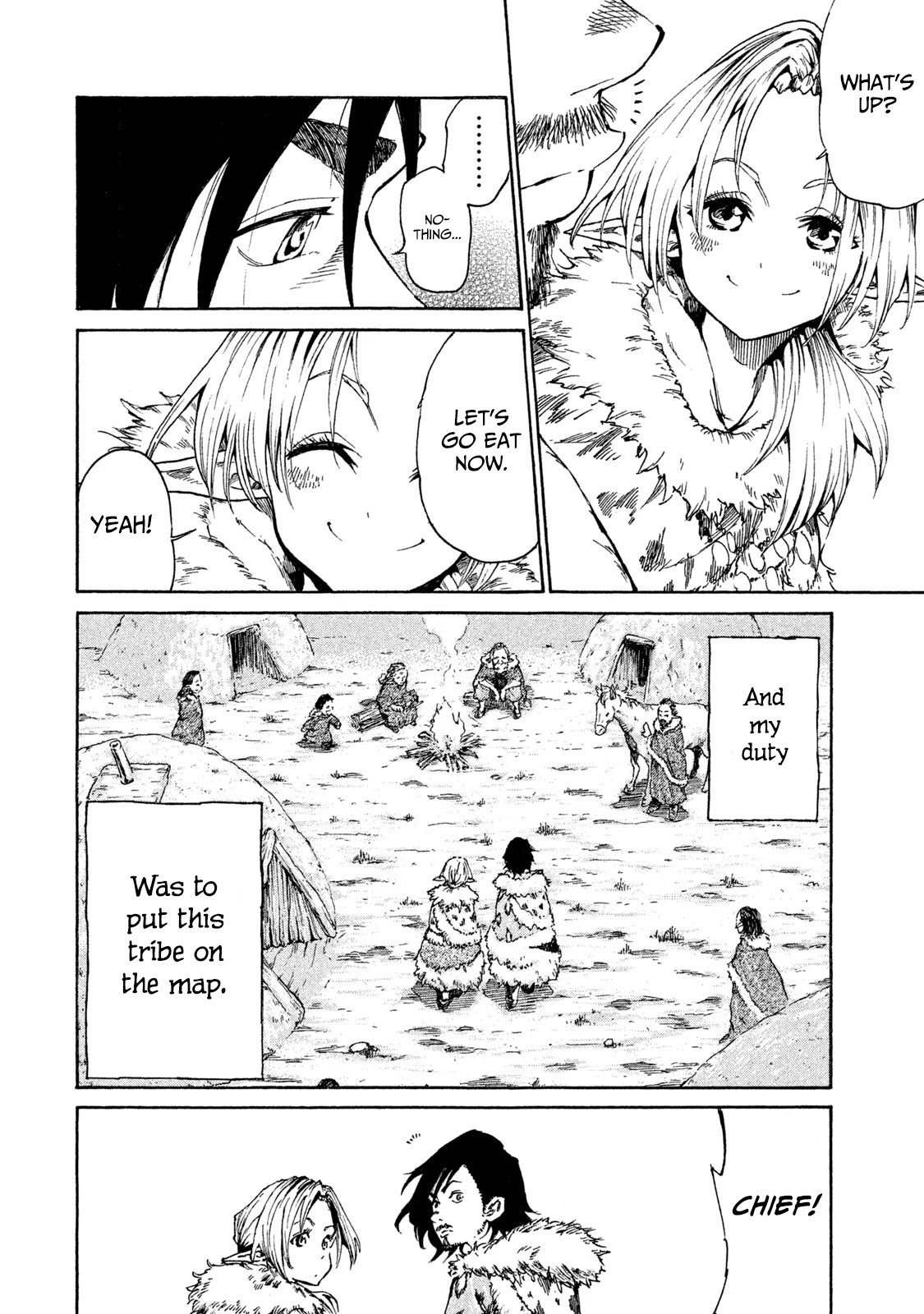 Mazumeshi Elf to Youbokugurashi chapter 15.5 page 12