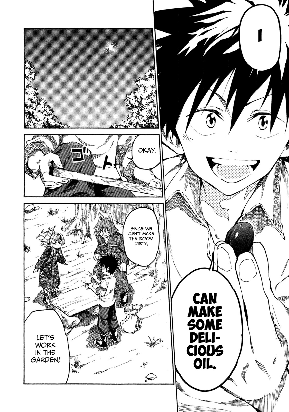 Mazumeshi Elf to Youbokugurashi chapter 17 page 14