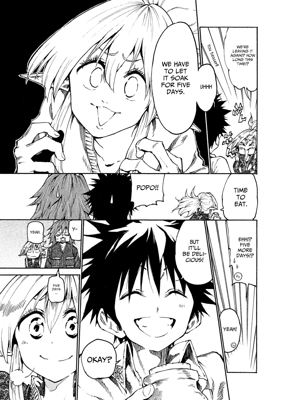 Mazumeshi Elf to Youbokugurashi chapter 17 page 19