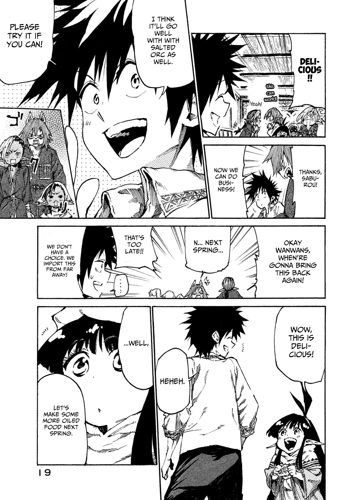 Mazumeshi Elf to Youbokugurashi chapter 17 page 21