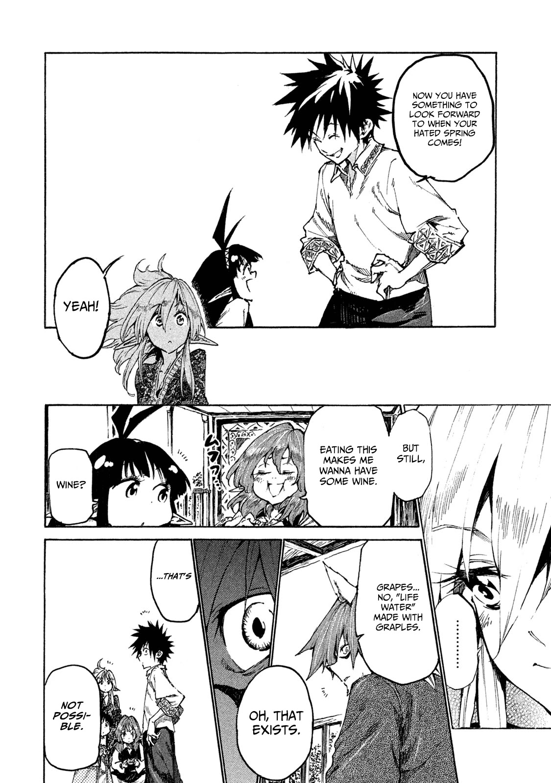 Mazumeshi Elf to Youbokugurashi chapter 17 page 22