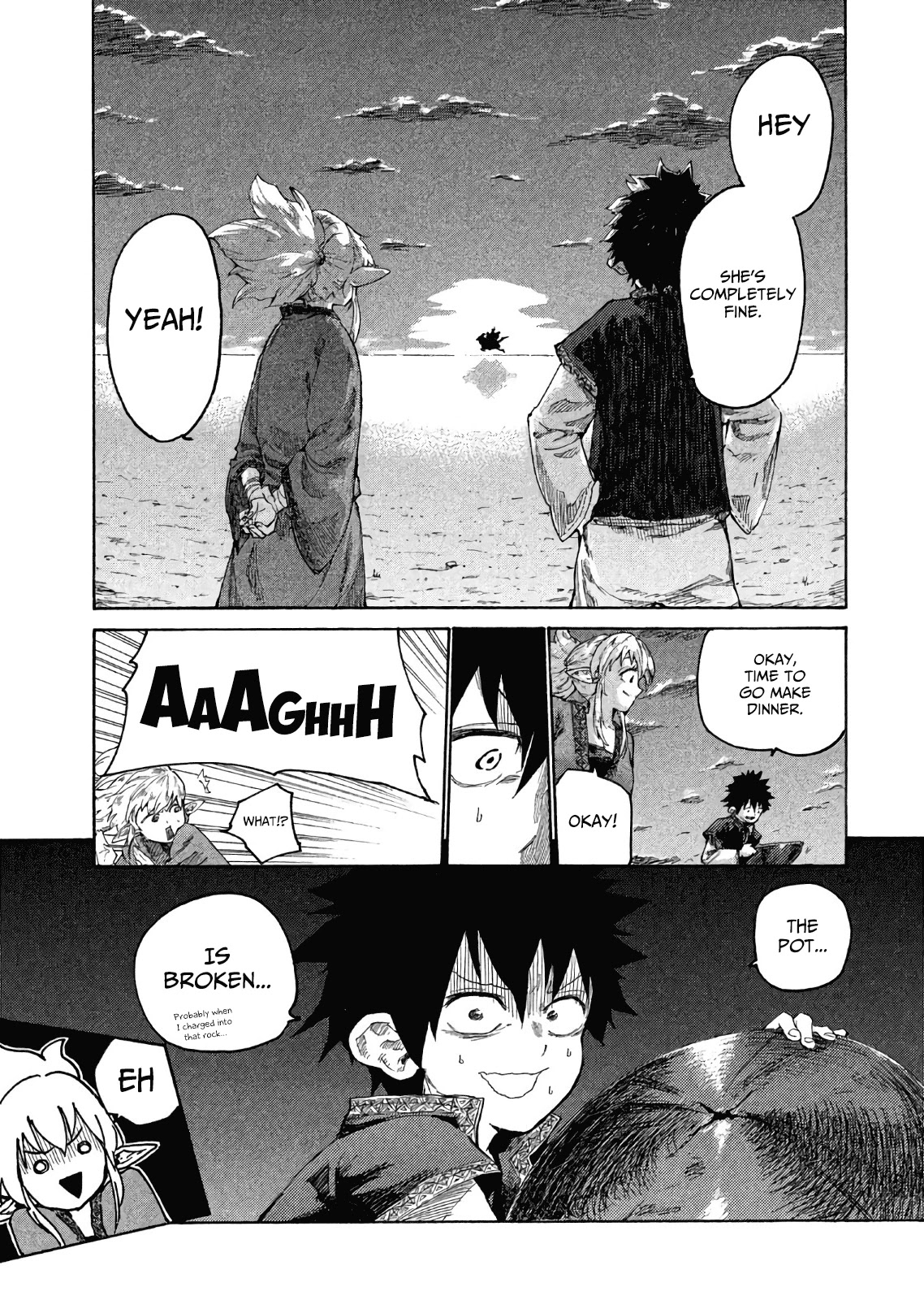 Mazumeshi Elf to Youbokugurashi chapter 2 page 22