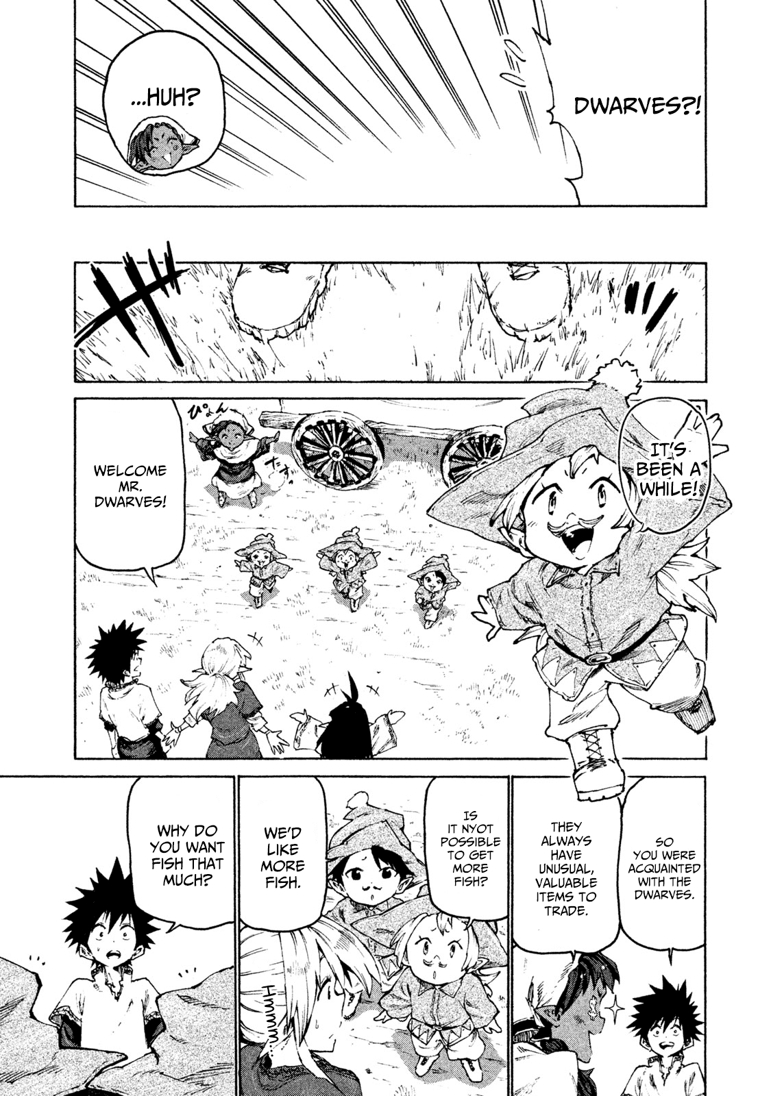 Mazumeshi Elf to Youbokugurashi chapter 28 page 13