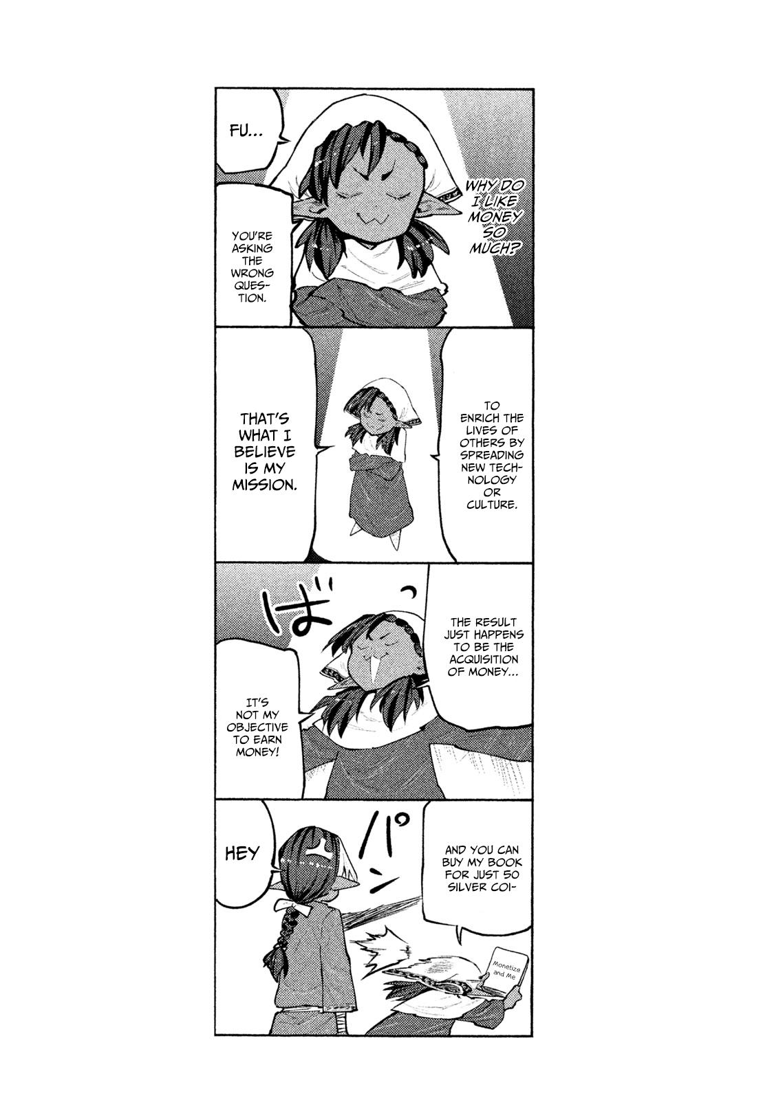 Mazumeshi Elf to Youbokugurashi chapter 28 page 22