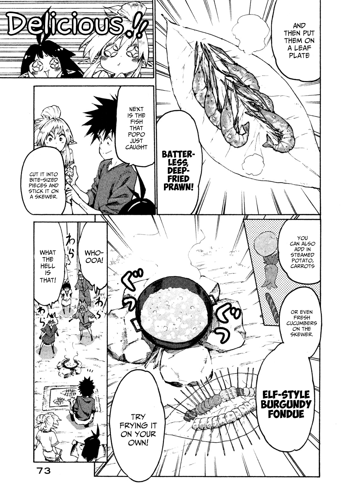 Mazumeshi Elf to Youbokugurashi chapter 28 page 5