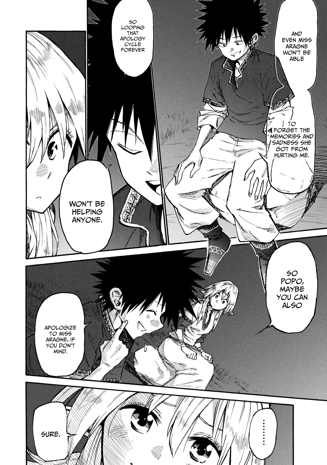 Mazumeshi Elf to Youbokugurashi chapter 35 page 18