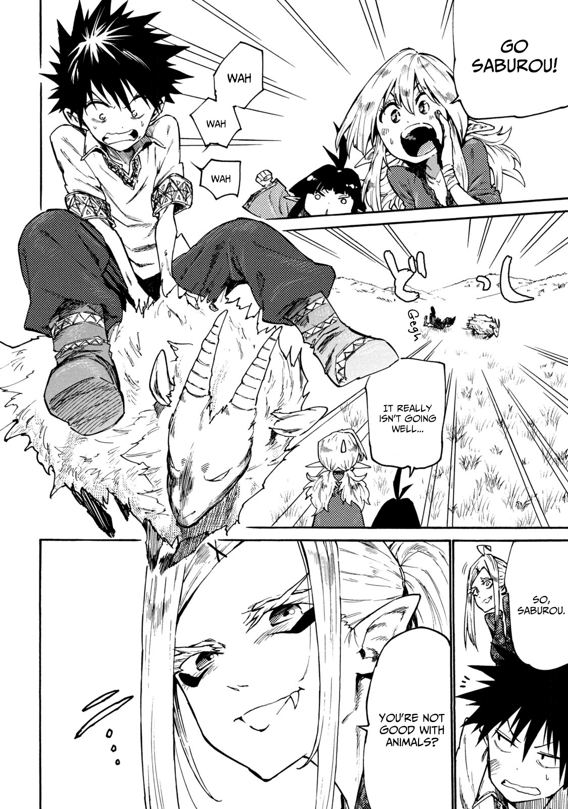 Mazumeshi Elf to Youbokugurashi chapter 35 page 2