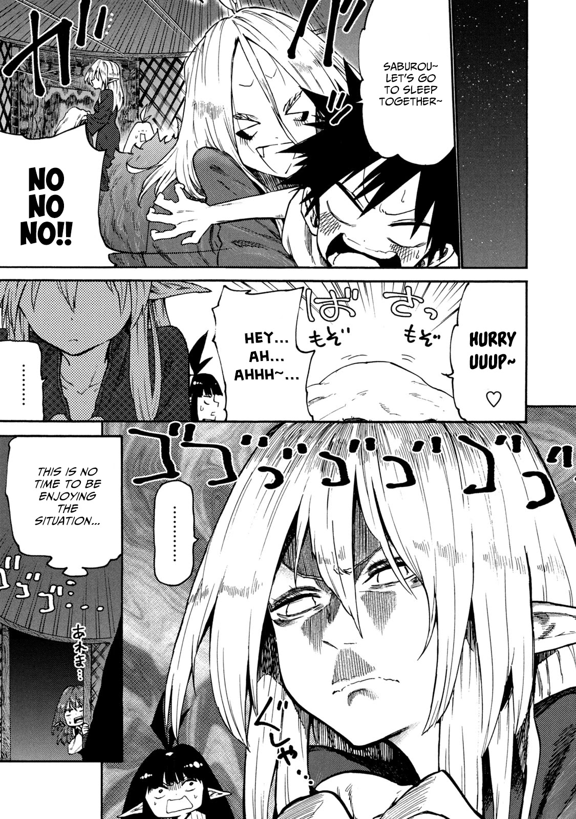 Mazumeshi Elf to Youbokugurashi chapter 35 page 5