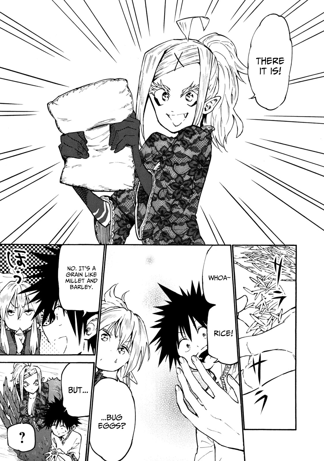 Mazumeshi Elf to Youbokugurashi chapter 36 page 9