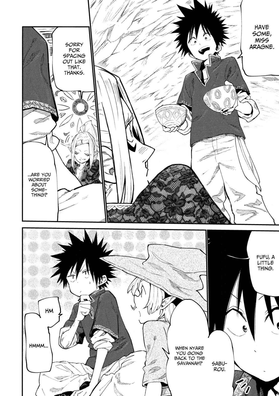 Mazumeshi Elf to Youbokugurashi chapter 39 page 6