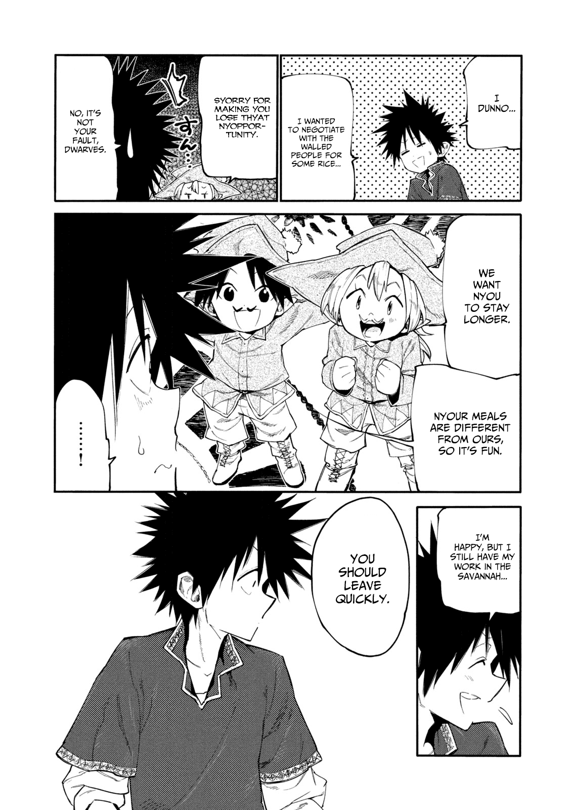 Mazumeshi Elf to Youbokugurashi chapter 39 page 7