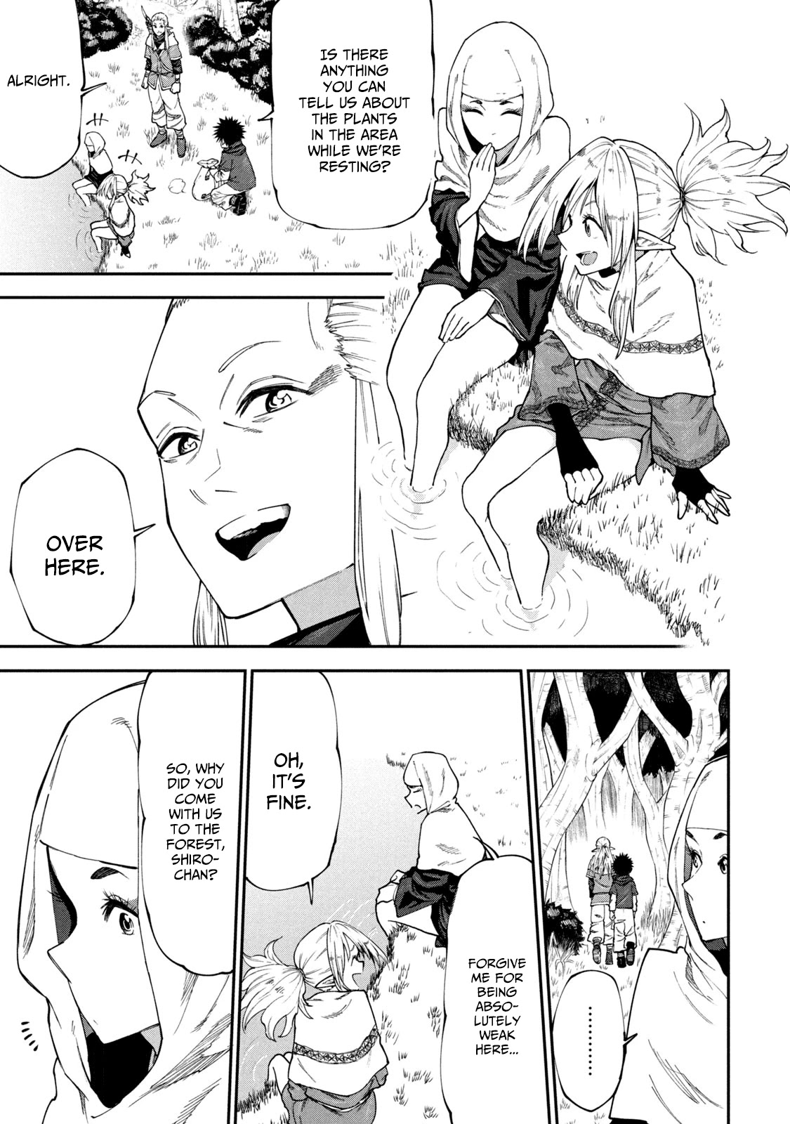 Mazumeshi Elf to Youbokugurashi chapter 46 page 9