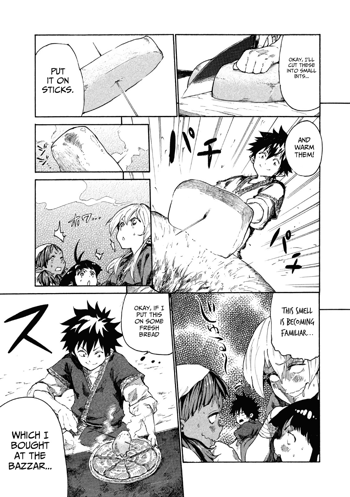 Mazumeshi Elf to Youbokugurashi chapter 5 page 22