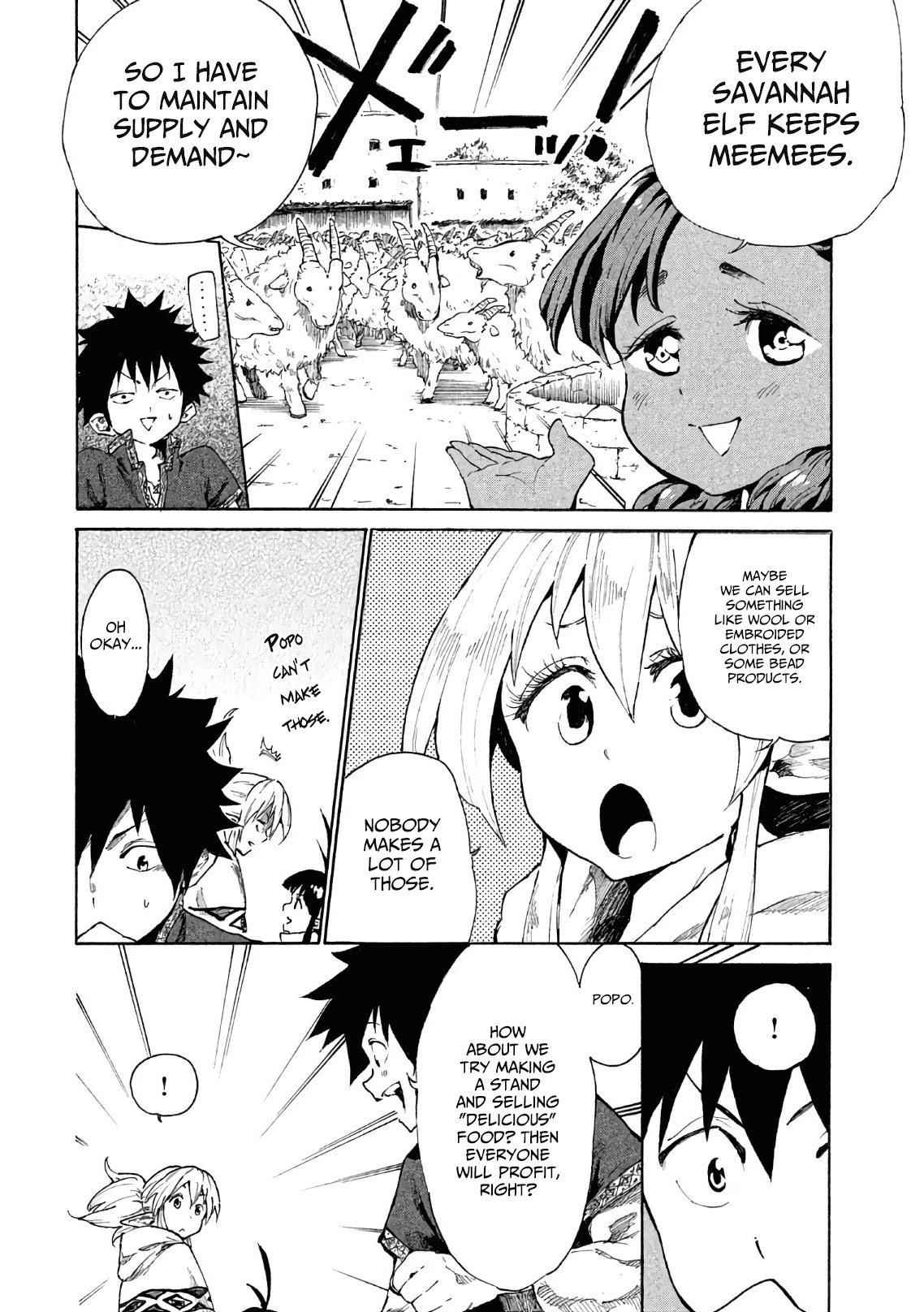 Mazumeshi Elf to Youbokugurashi chapter 5 page 7