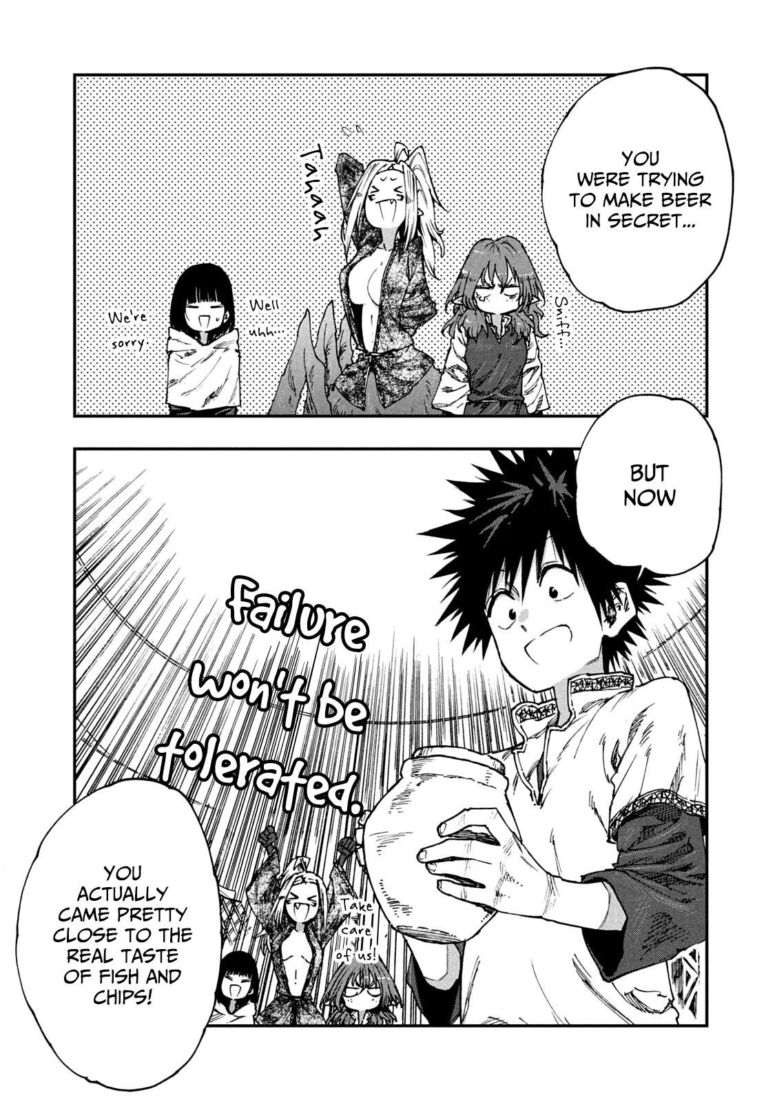 Mazumeshi Elf to Youbokugurashi chapter 55 page 13