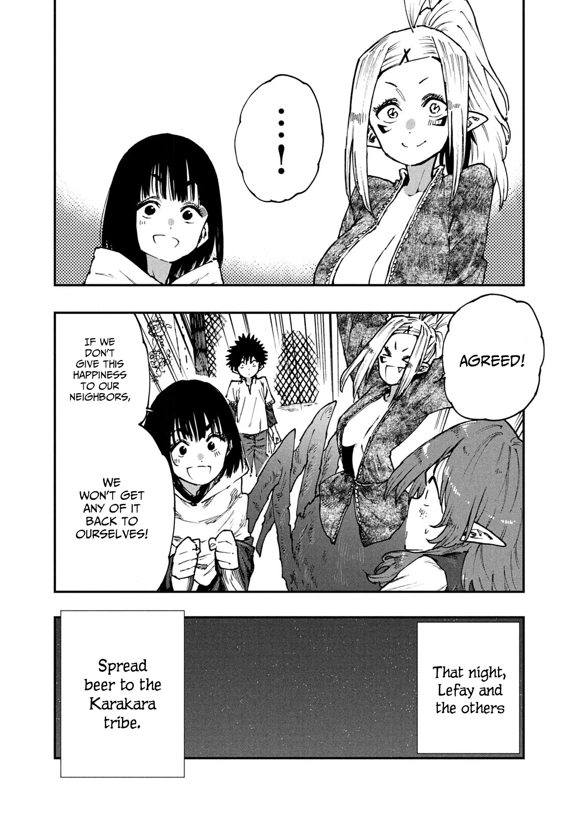 Mazumeshi Elf to Youbokugurashi chapter 55 page 19