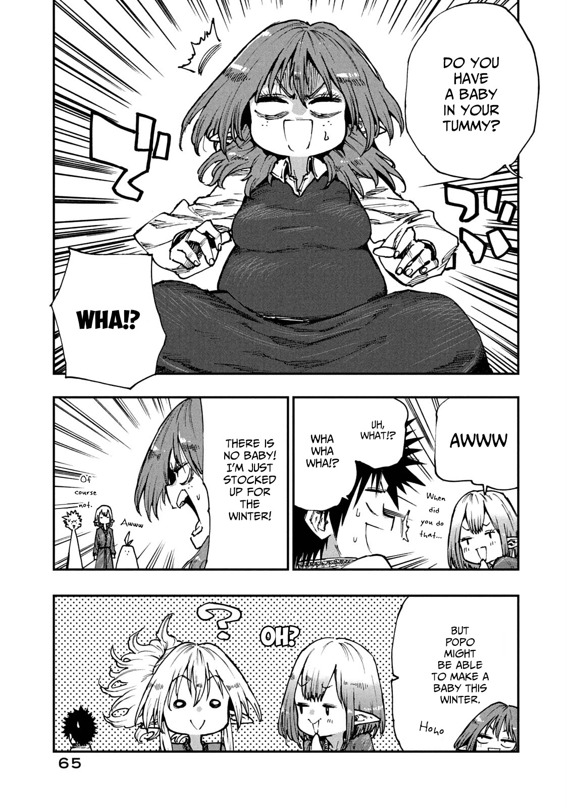 Mazumeshi Elf to Youbokugurashi chapter 56 page 3