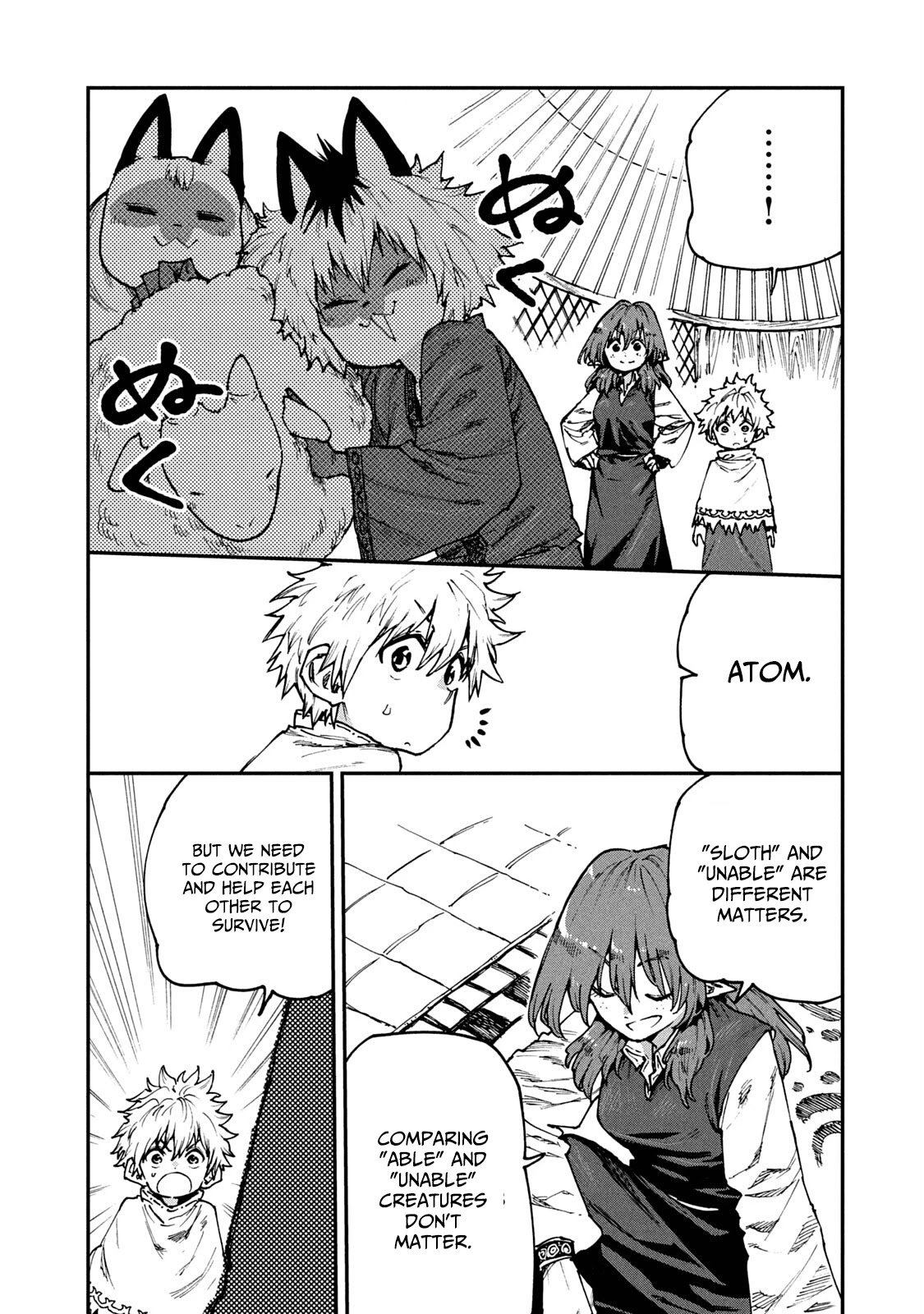 Mazumeshi Elf to Youbokugurashi chapter 57 page 13