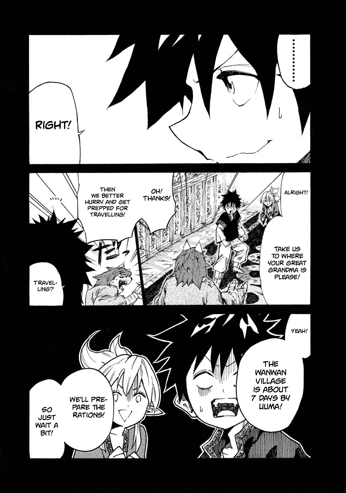 Mazumeshi Elf to Youbokugurashi chapter 6 page 35