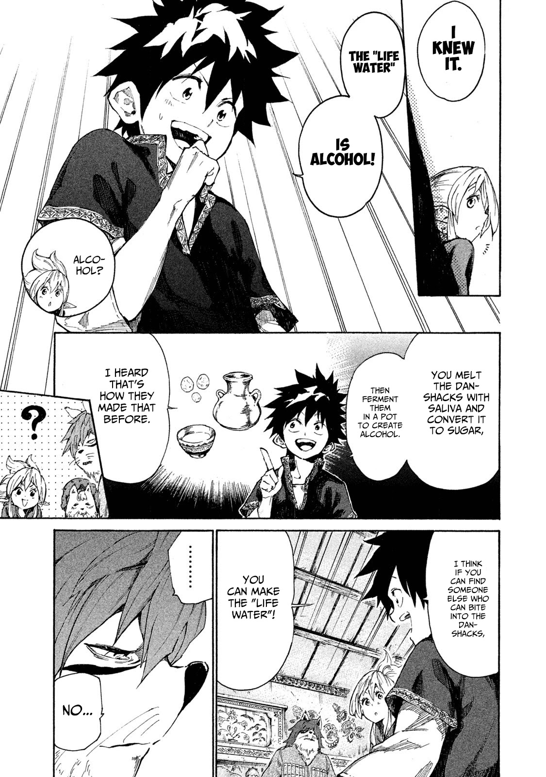 Mazumeshi Elf to Youbokugurashi chapter 6 page 40