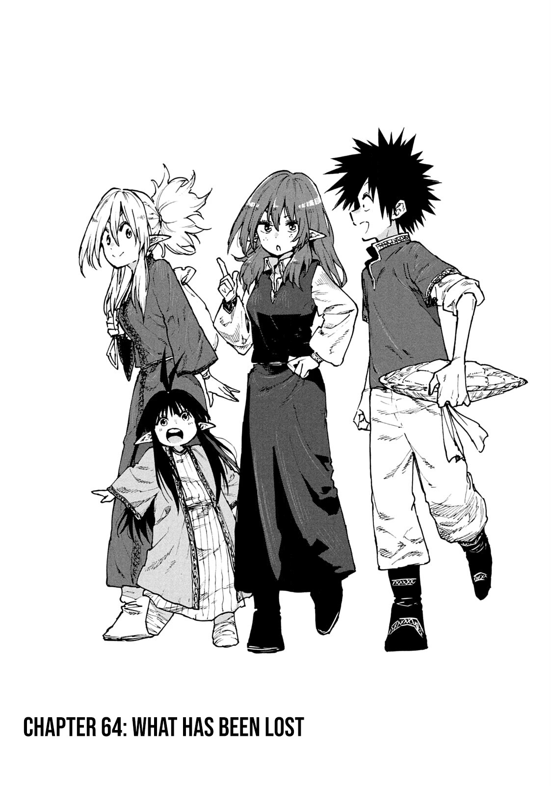 Mazumeshi Elf to Youbokugurashi chapter 64 page 1