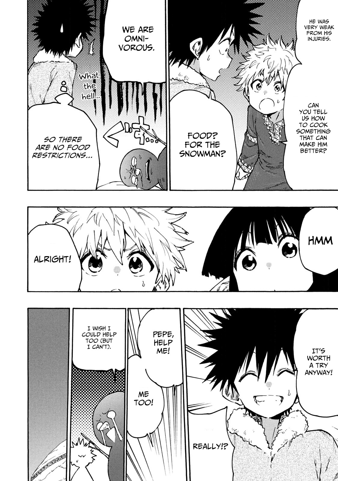 Mazumeshi Elf to Youbokugurashi chapter 64 page 14