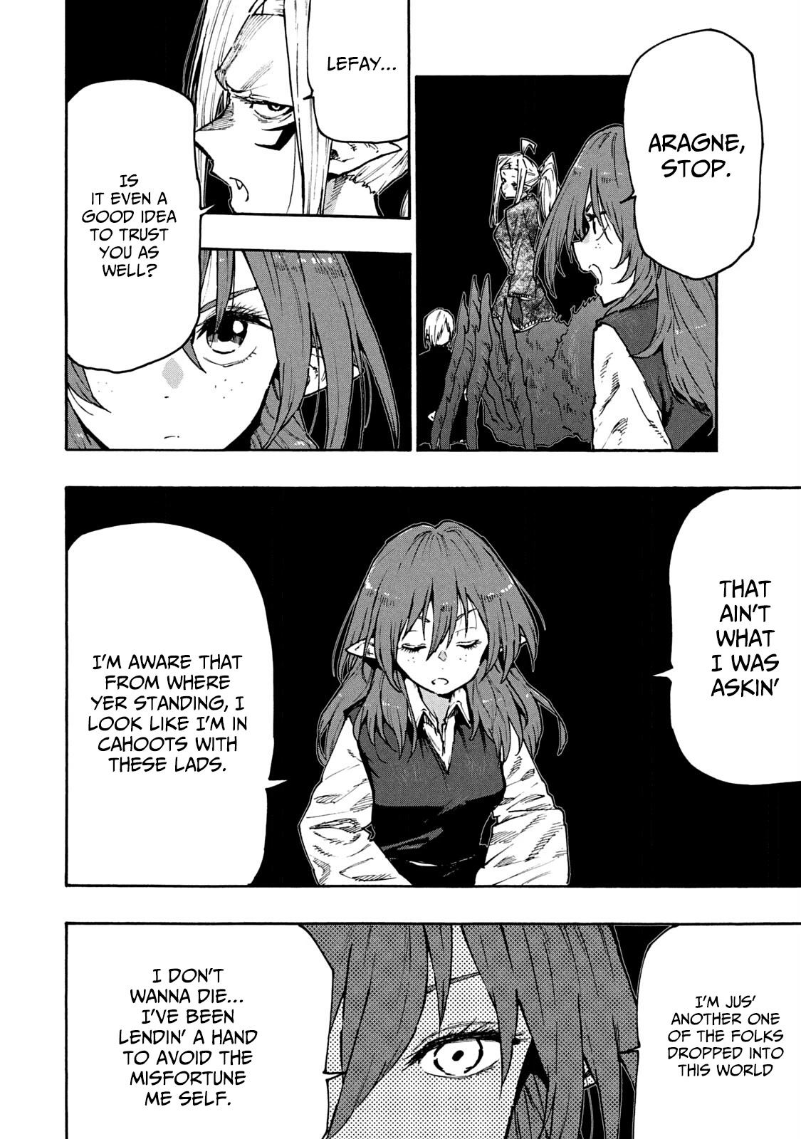 Mazumeshi Elf to Youbokugurashi chapter 64 page 6