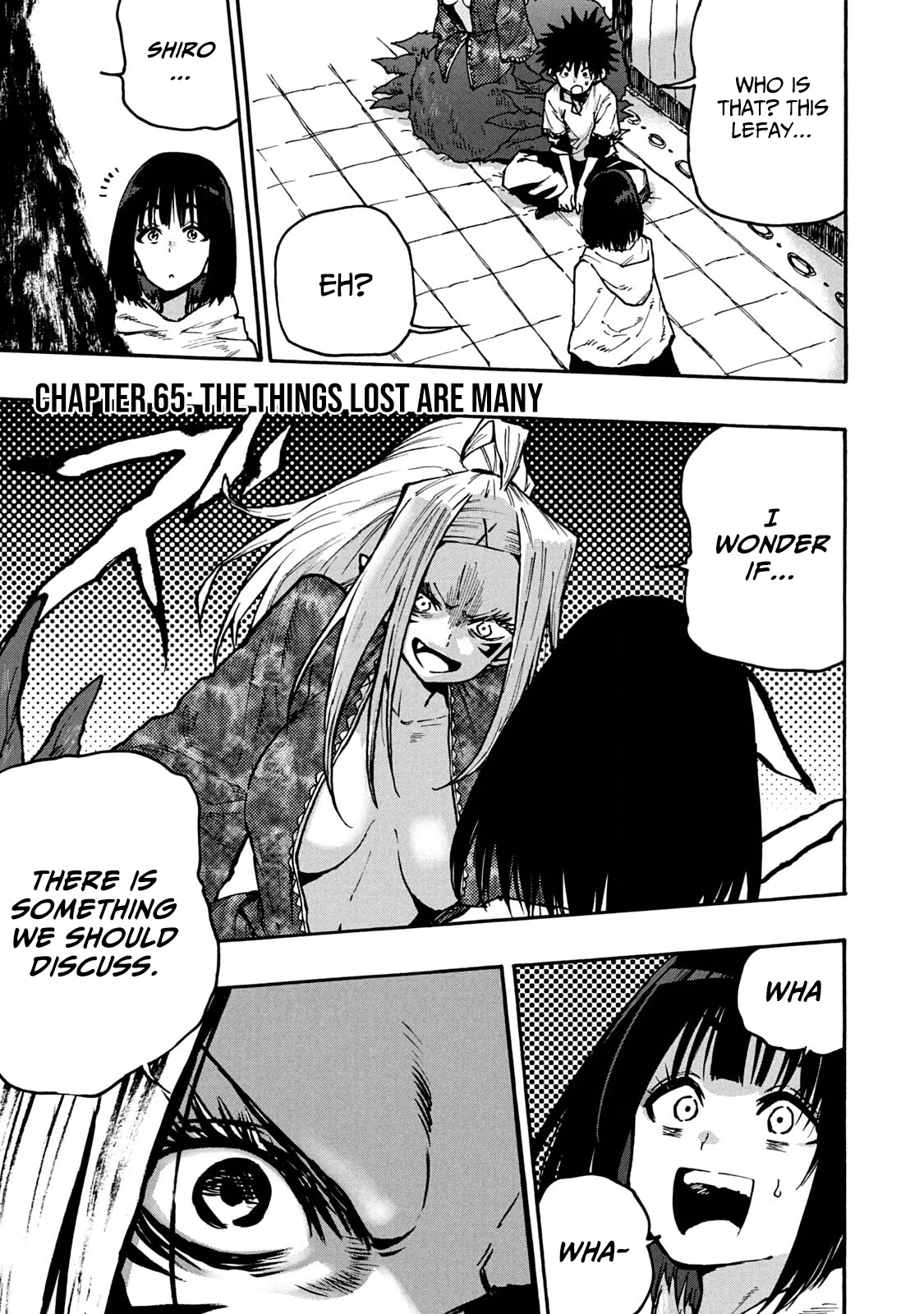 Mazumeshi Elf to Youbokugurashi chapter 65 page 1