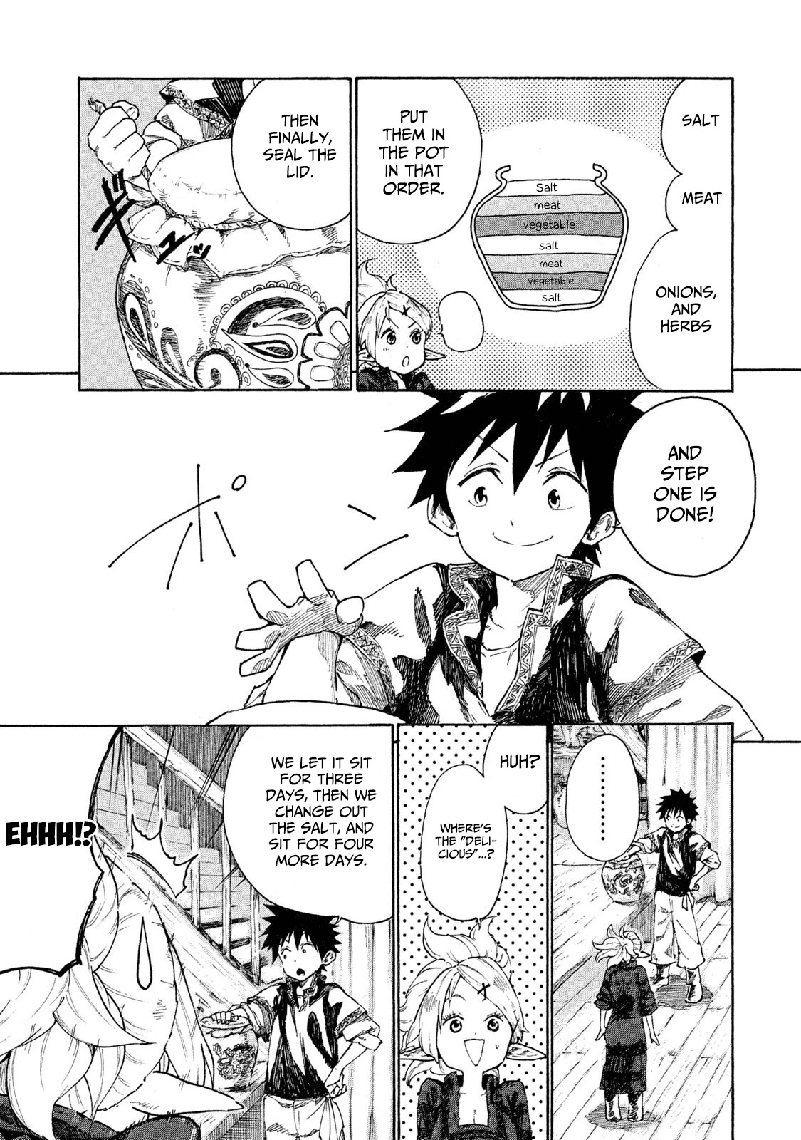 Mazumeshi Elf to Youbokugurashi chapter 7 page 12