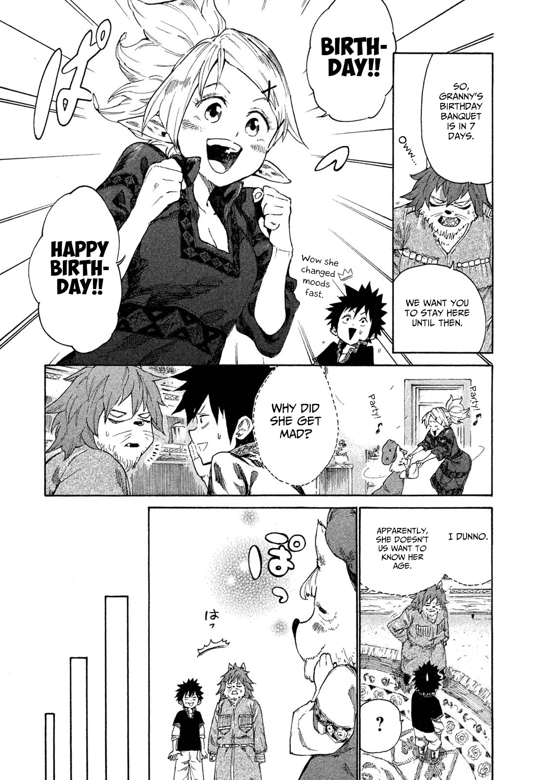 Mazumeshi Elf to Youbokugurashi chapter 7 page 15