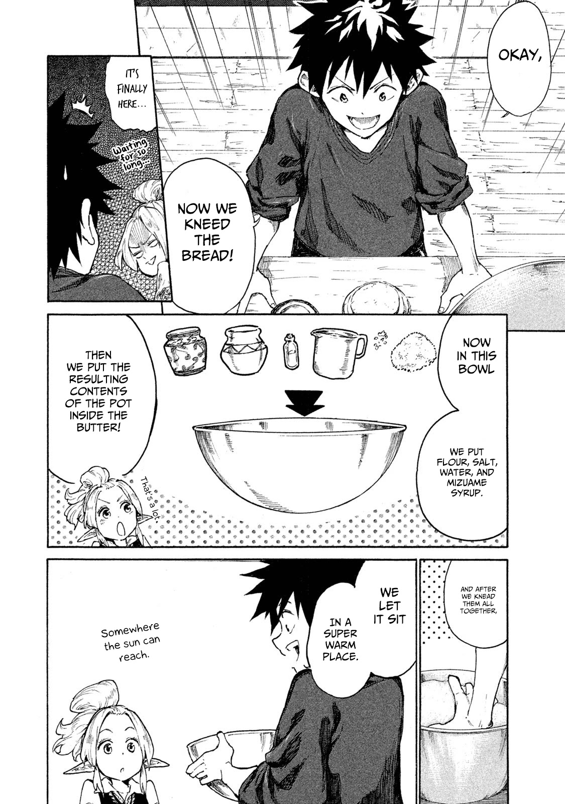 Mazumeshi Elf to Youbokugurashi chapter 7 page 37