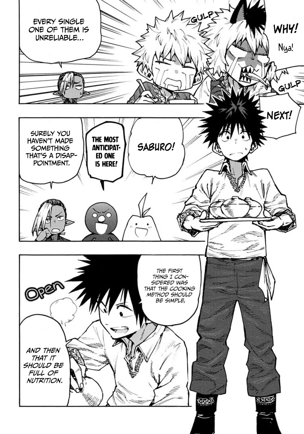 Mazumeshi Elf to Youbokugurashi chapter 71 page 14