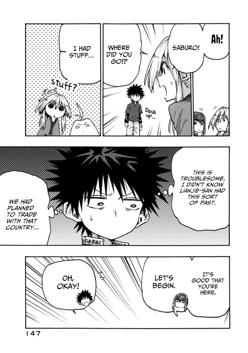 Mazumeshi Elf to Youbokugurashi chapter 75 page 8