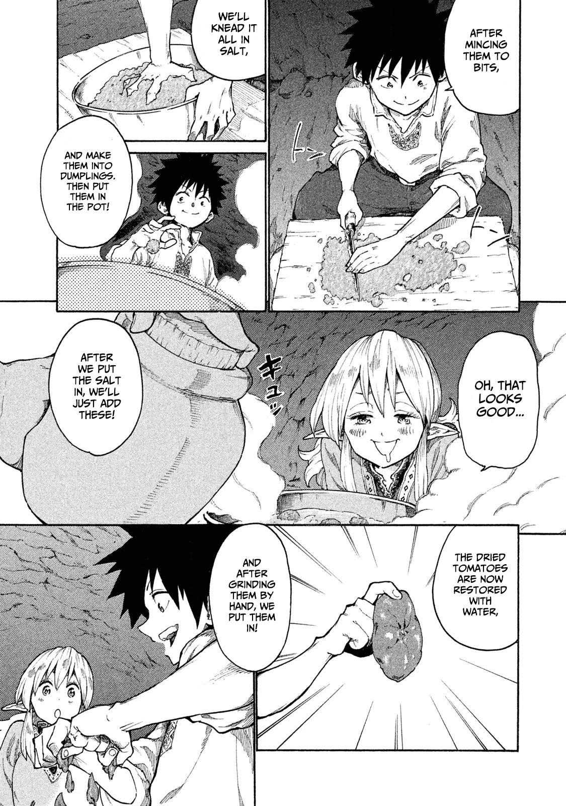 Mazumeshi Elf to Youbokugurashi chapter 9 page 11